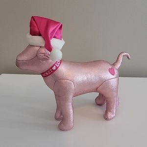 Victoria's Secret PINK Santa Hat Dog
